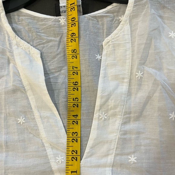 MiracleSuit X Talbots Womens 100% Cotton Crochet White Swim Cover Up Dress XS - Picture 12 of 13